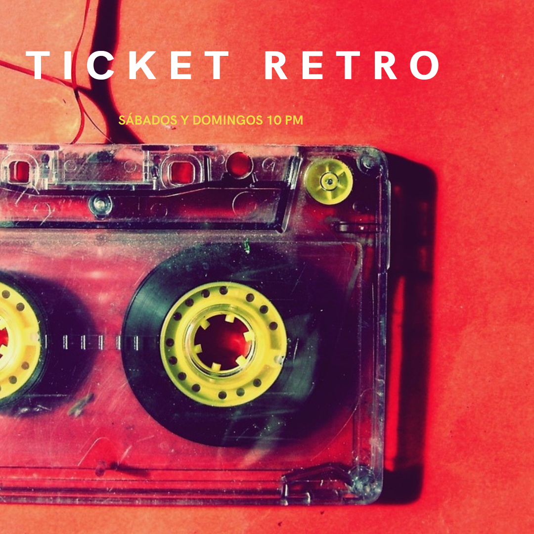 Botón Ticket retro